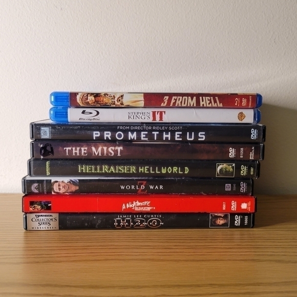 𝅺7 Horror Movie DVD/Blu-ray Lot - Picture 1 of 1
